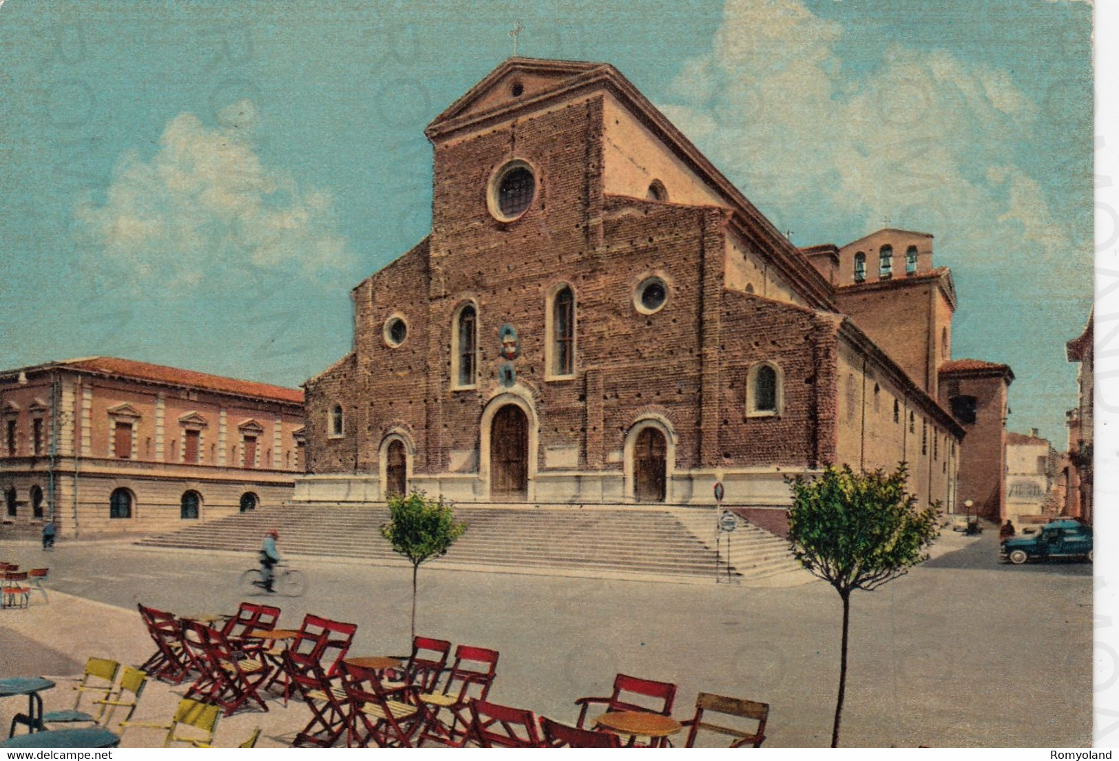 CARTOLINA  FAENZA,EMILIA ROMAGNA-IL DUOMO-STORIA,MEMORIA,CULTURA,RELIGIONE,IMPERO ROMANO,BELLA ITALIA,VIAGGIATA 1963 - Faenza