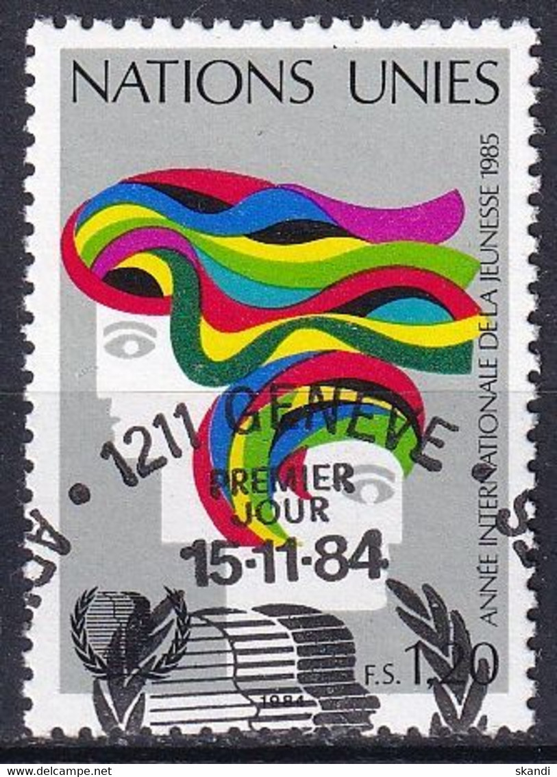 UNO GENF 1984 Mi-Nr. 126 O Used - Aus Abo - Gebraucht