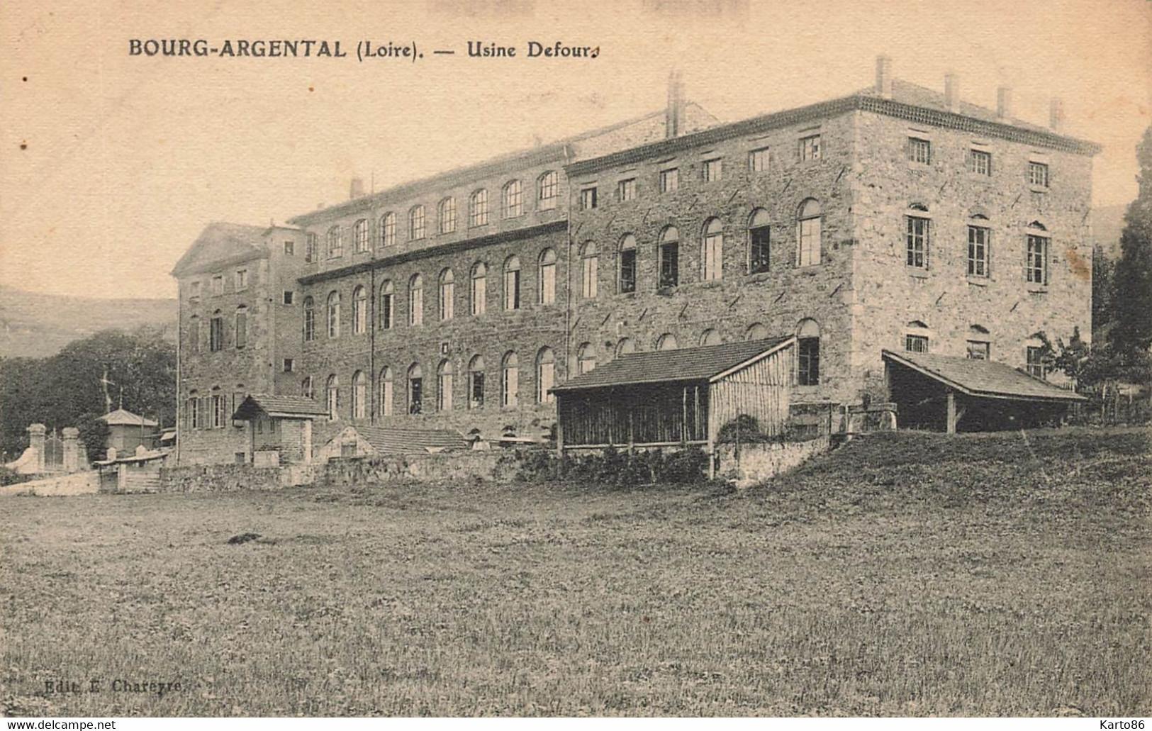 Bourg Argental * Usine DEFOURS * Industrie * Tissage ? - Bourg Argental