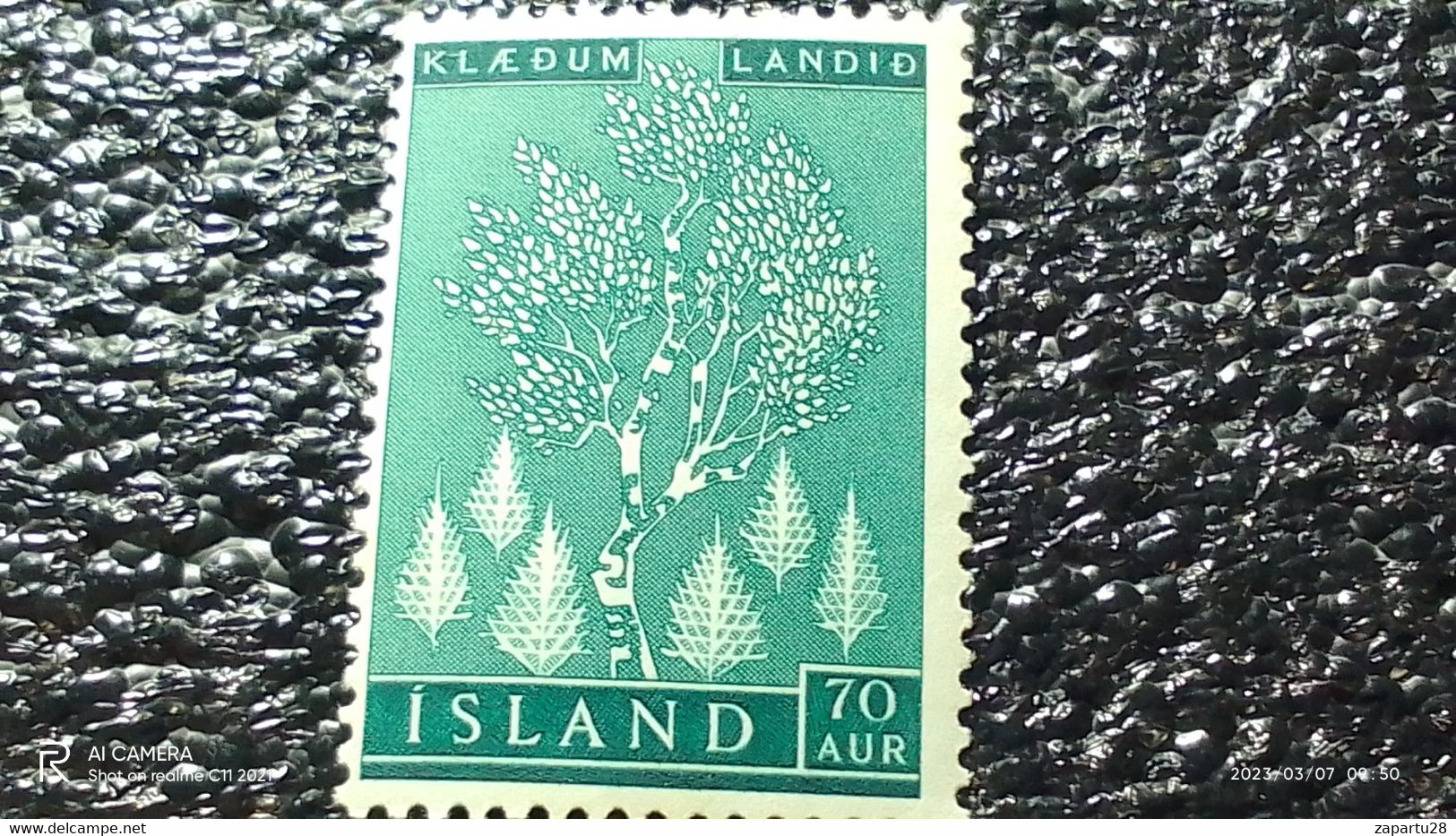 ISLAND-1950- 1960        70AUR   UNUSED - Unused Stamps