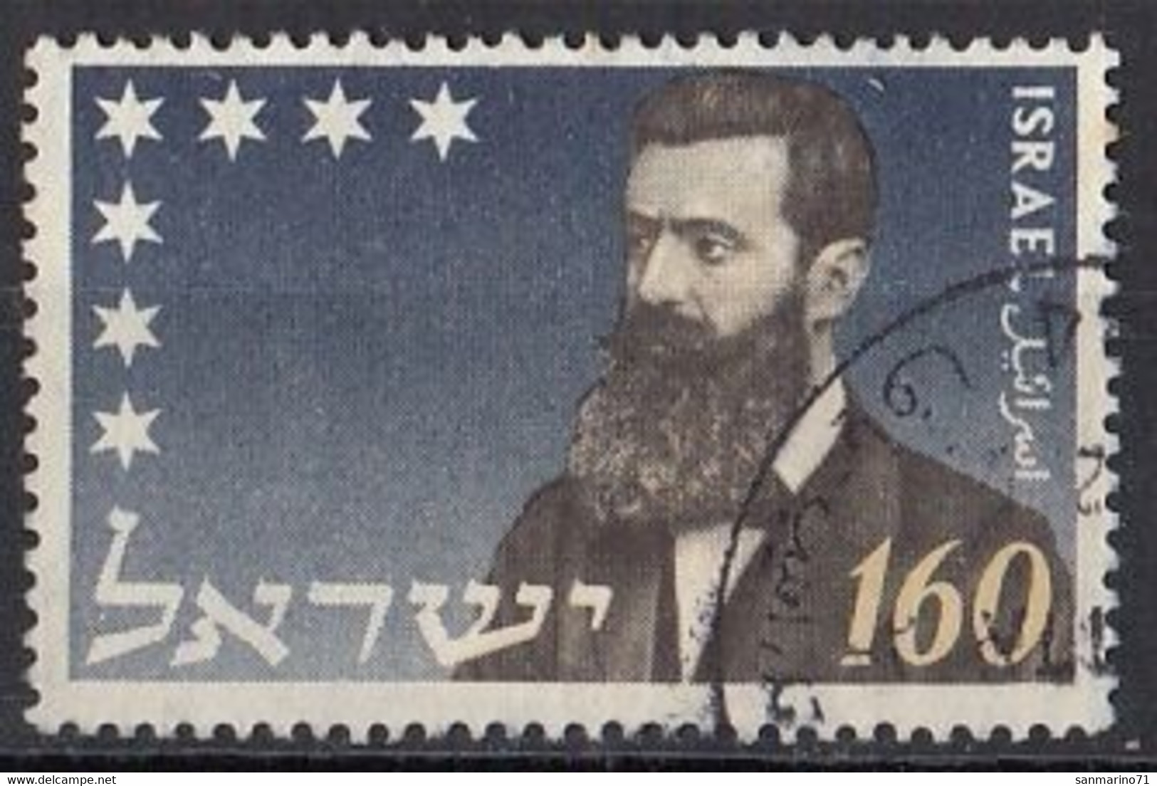 ISRAEL 100,used,falc Hinged - Gebruikt (zonder Tabs)