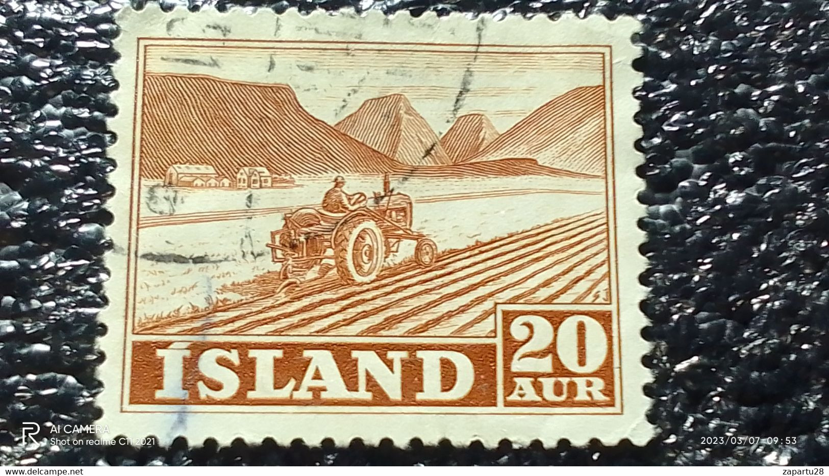 ISLAND-1940 1950       20AUR   USED - Gebruikt