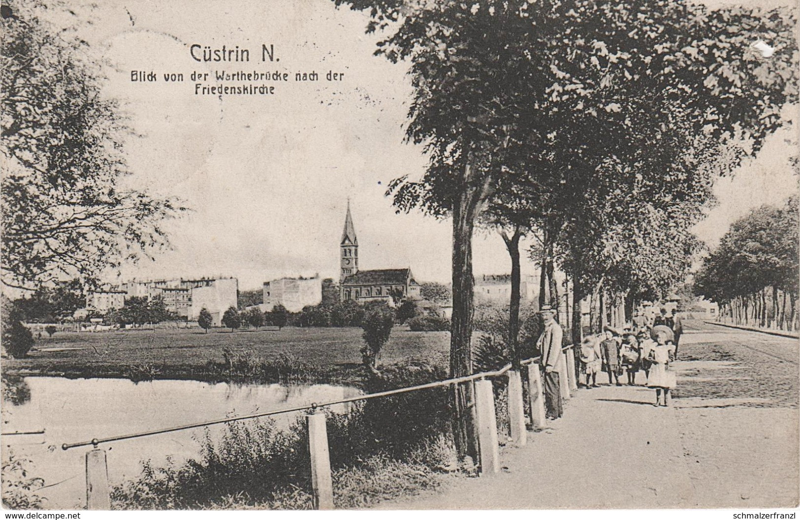 AK Küstrin Cüstrin Kostrzyn Warthebrücke Friedenskirche A Sonnenburg Slonsk Zorndorf Neudamm Kietzerbusch Tamsel Golzow - Neumark