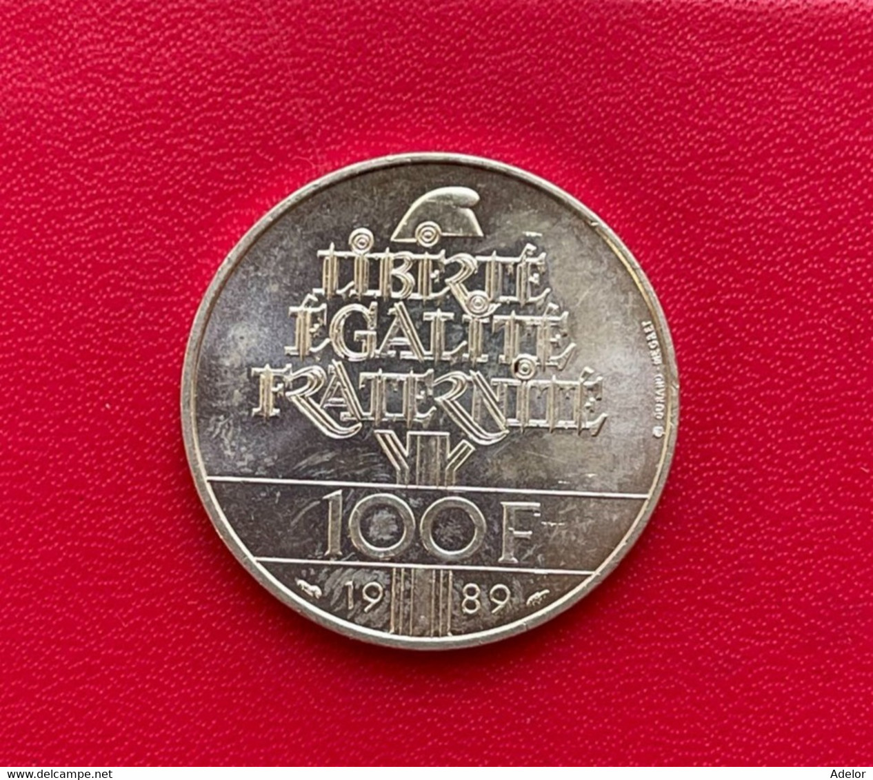 Belle Monnaie Argent De 100 Francs Droits De L'Homme 1989 - 100 Francs