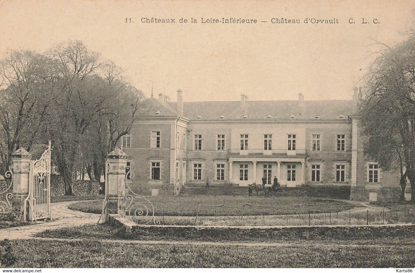 Orvault * Château De La Commune * Châteaux De La Loire Inférieure N°11 - Orvault