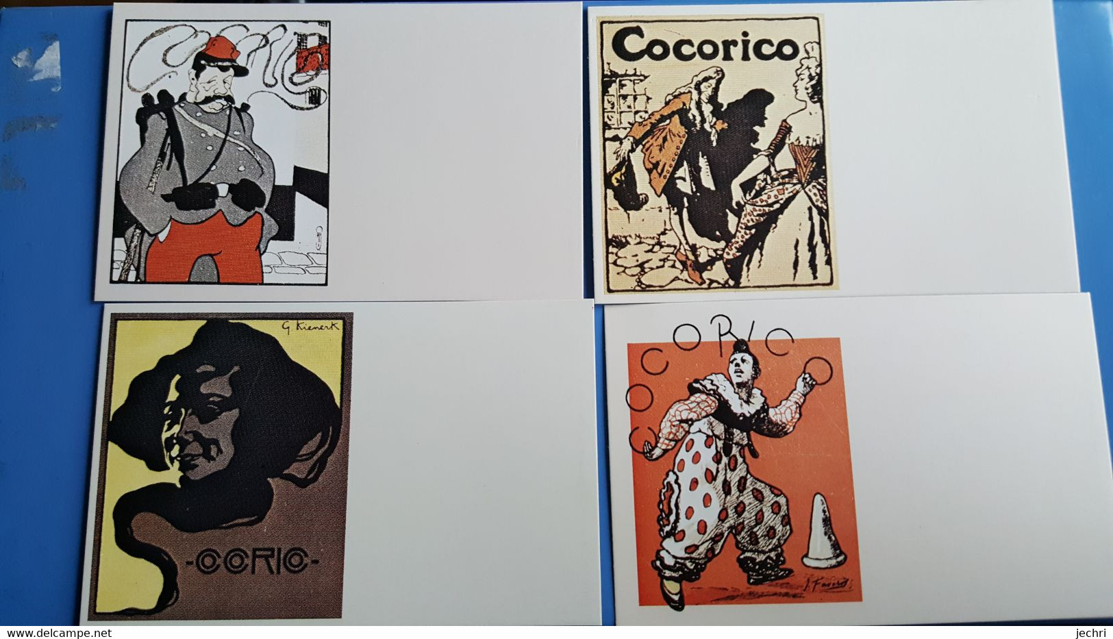 12 Cartes  Cocorico D'illustrateurs , Reproduction Cecodi - Cocteau