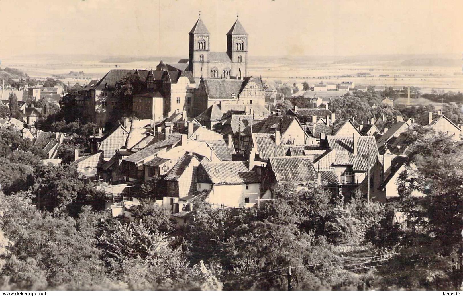 Quedlinburg - Blick Auf Den Dom Gel. - Quedlinburg