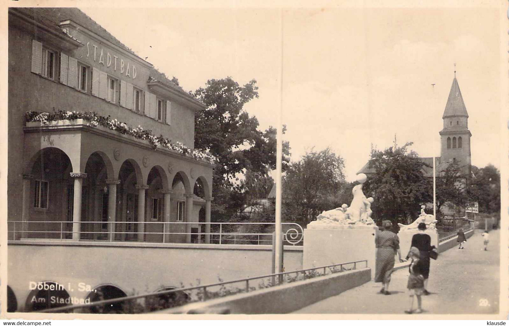 Döbeln I.Sa. - Am Stadtbad Blanc - Doebeln