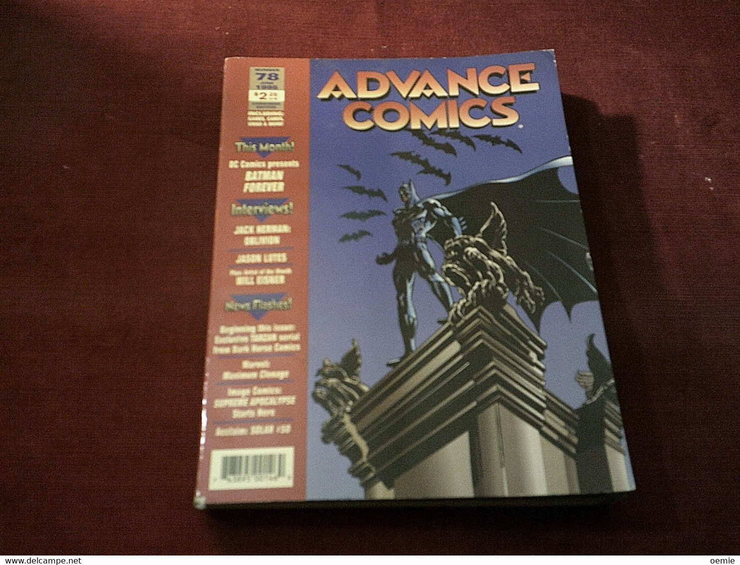 ADVANCE  COMICS  N° 78  JUNE 1995 - Otros Editores