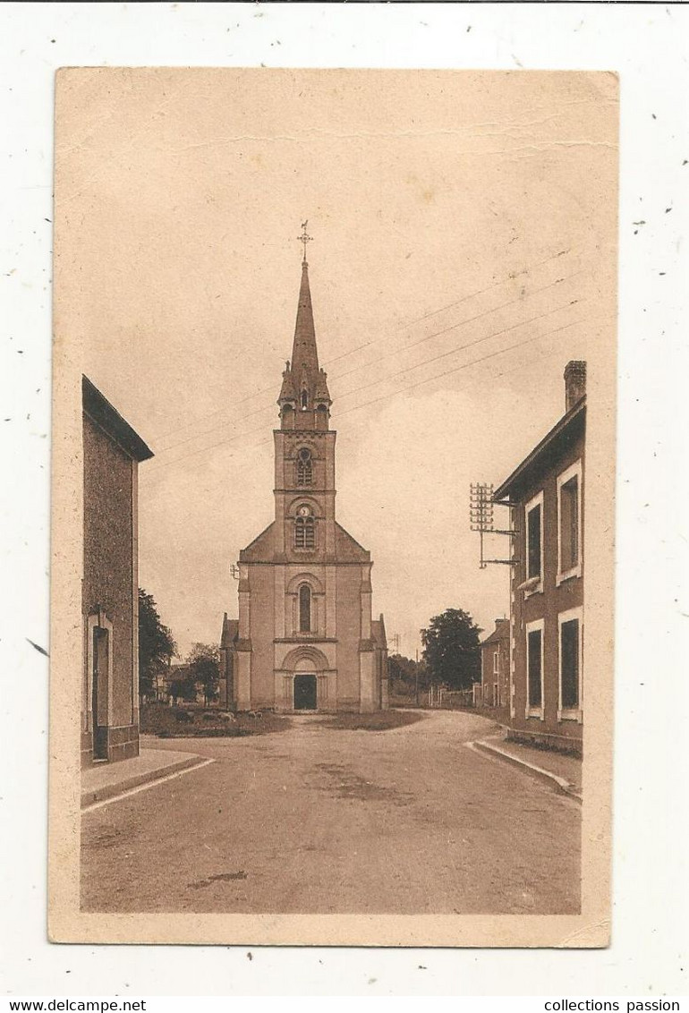 Cp, 86, VOUNEUIL SUR VIENNE,  L'église ,  Voyagée - Vouneuil Sur Vienne