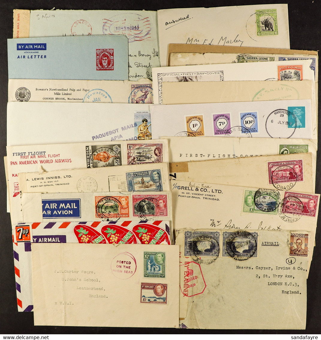 COMMONWEALTH COVERS A Tub With Largely KGVI To About 1970's Commercial And Philatelic Mail, Incl. Various 1937 Coronatio - Other & Unclassified