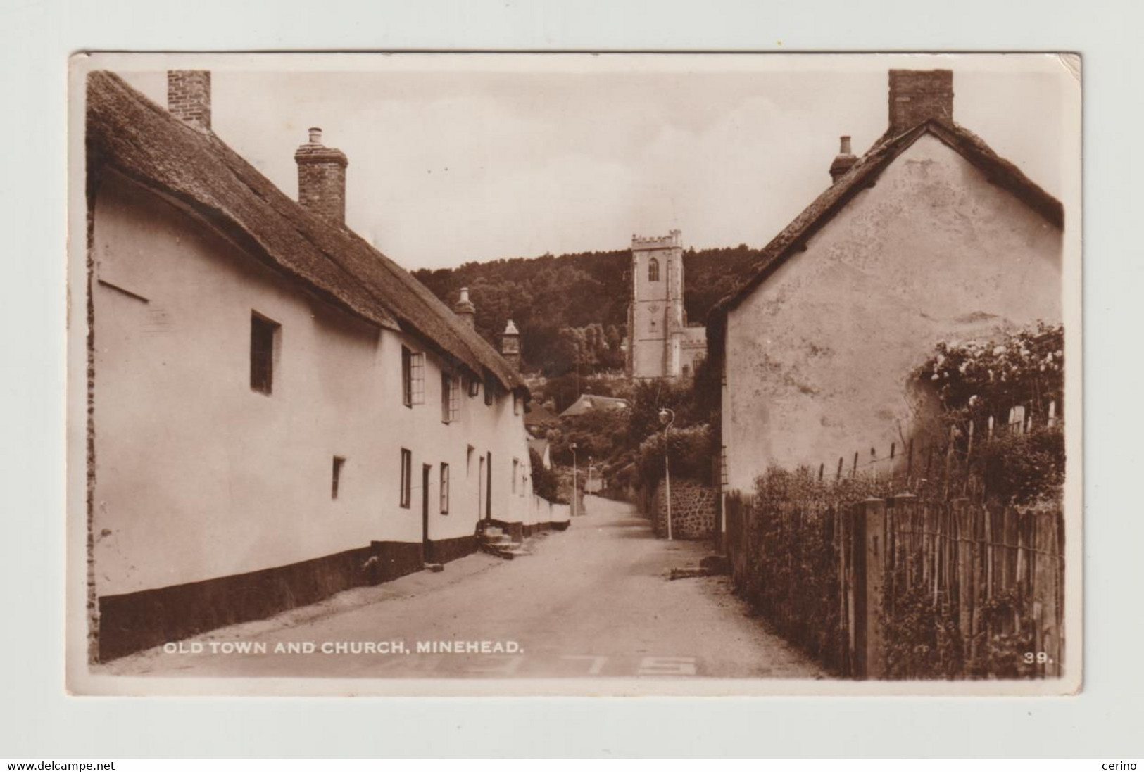 UNITED  KINGDOM:  MINEHEAD  -  OLD  TOWN  AND  CHURCH  -  PHOTO  -  FP - Minehead