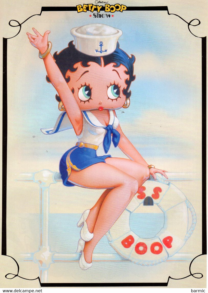 FIGURINE BETTY BOOP,  MARIN N°10  AVEC SON LIVRET DE 18 PAGES REF 6063