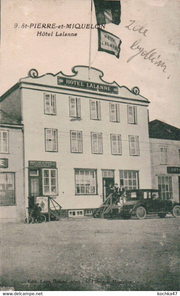 Saint Pierre Et Miquelon  Hotel Lalanne CPA Non Circulée - Saint-Pierre-et-Miquelon