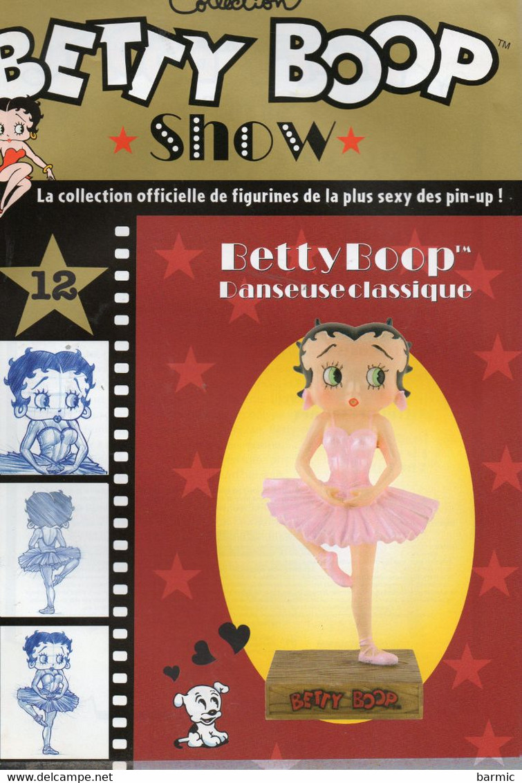 FIGURINE BETTY BOOP,  DANSEUSE CLASSIQUE  N°12  AVEC SON LIVRET DE 18 PAGES REF 6065 - Other & Unclassified