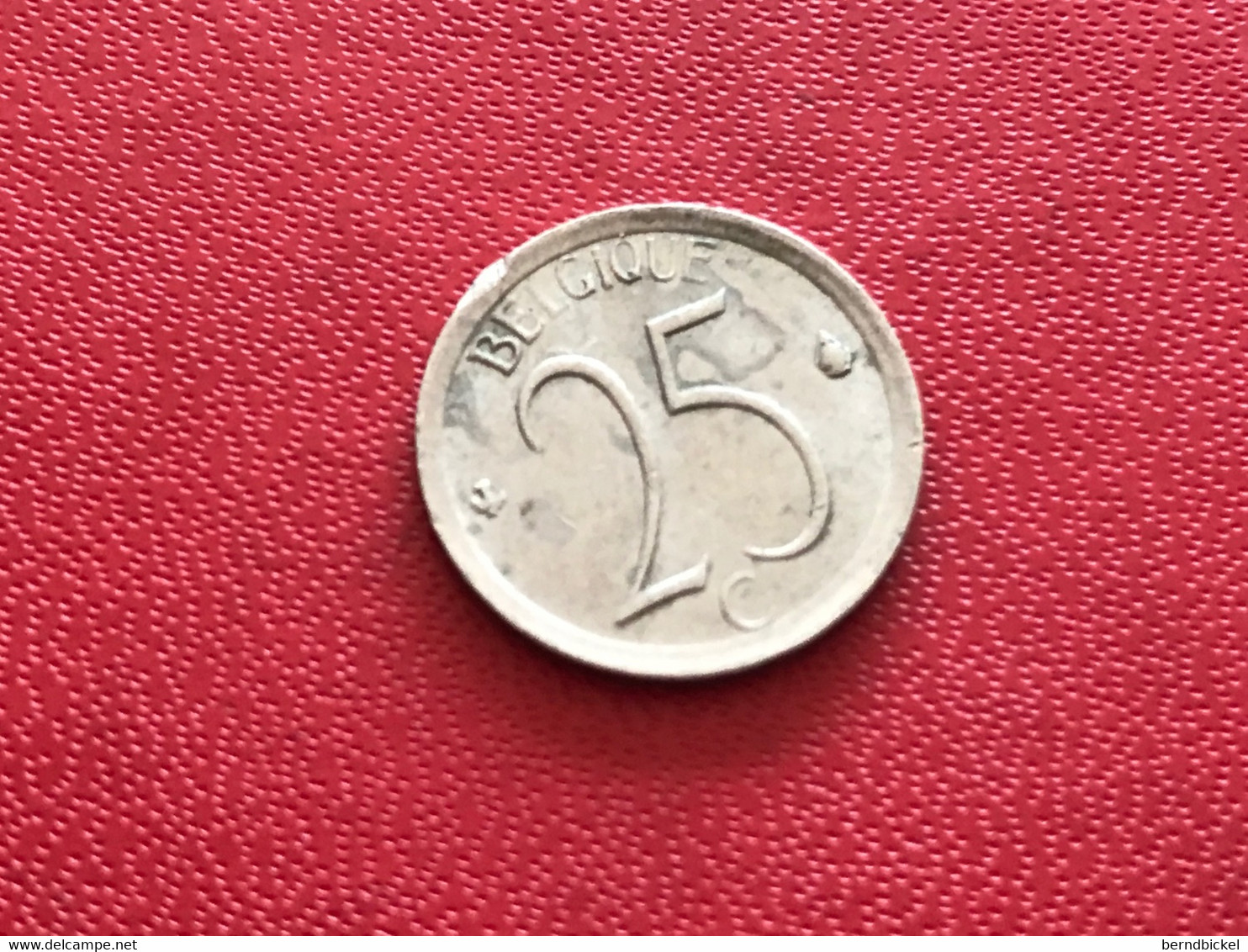 Münze Münzen Umlaufmünze Belgien 25 Centimes 1974 Belgique - 25 Centimes