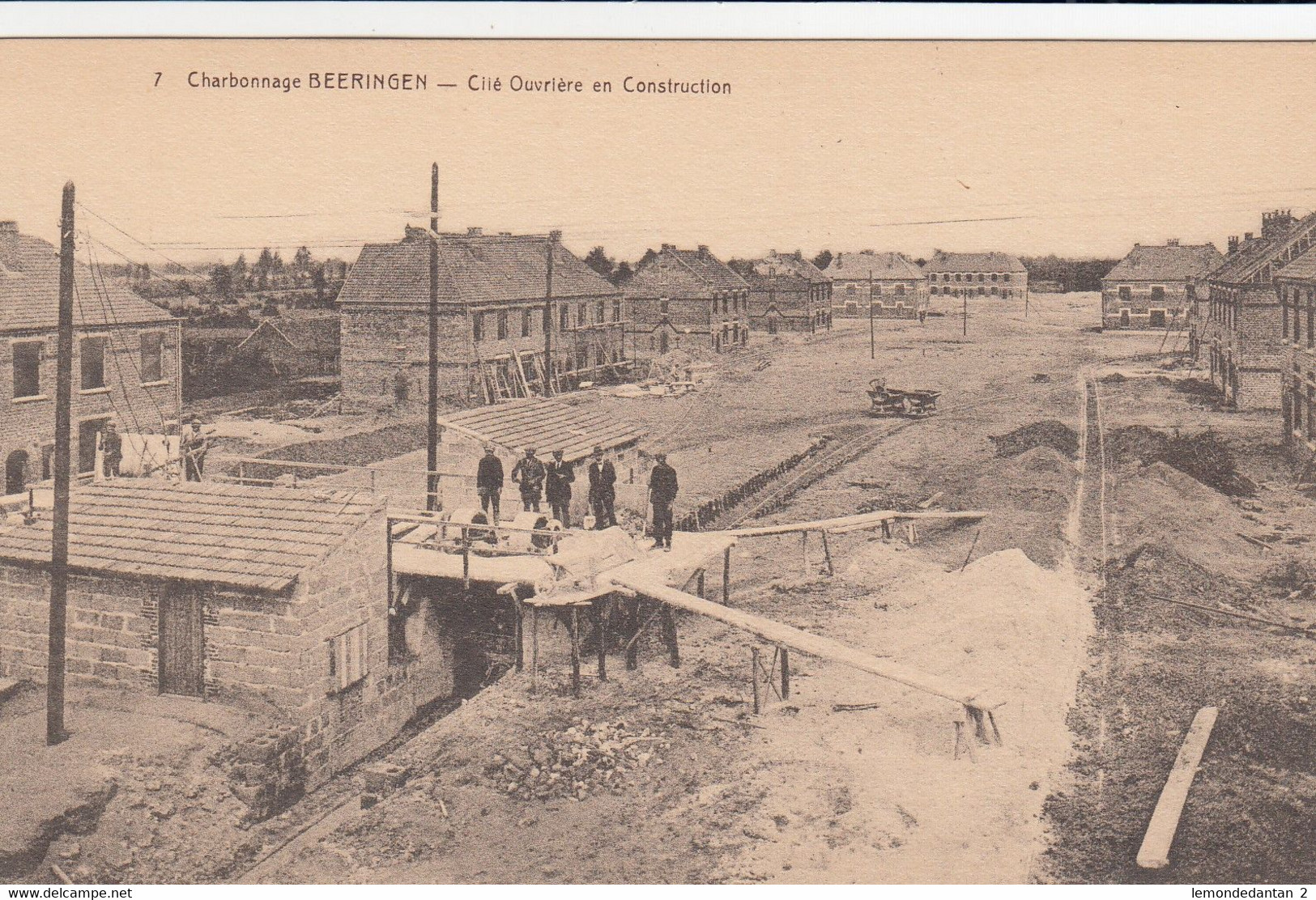 Beringen - Charbonage Beeringen - Cité Ouvrière En Construction - Beringen