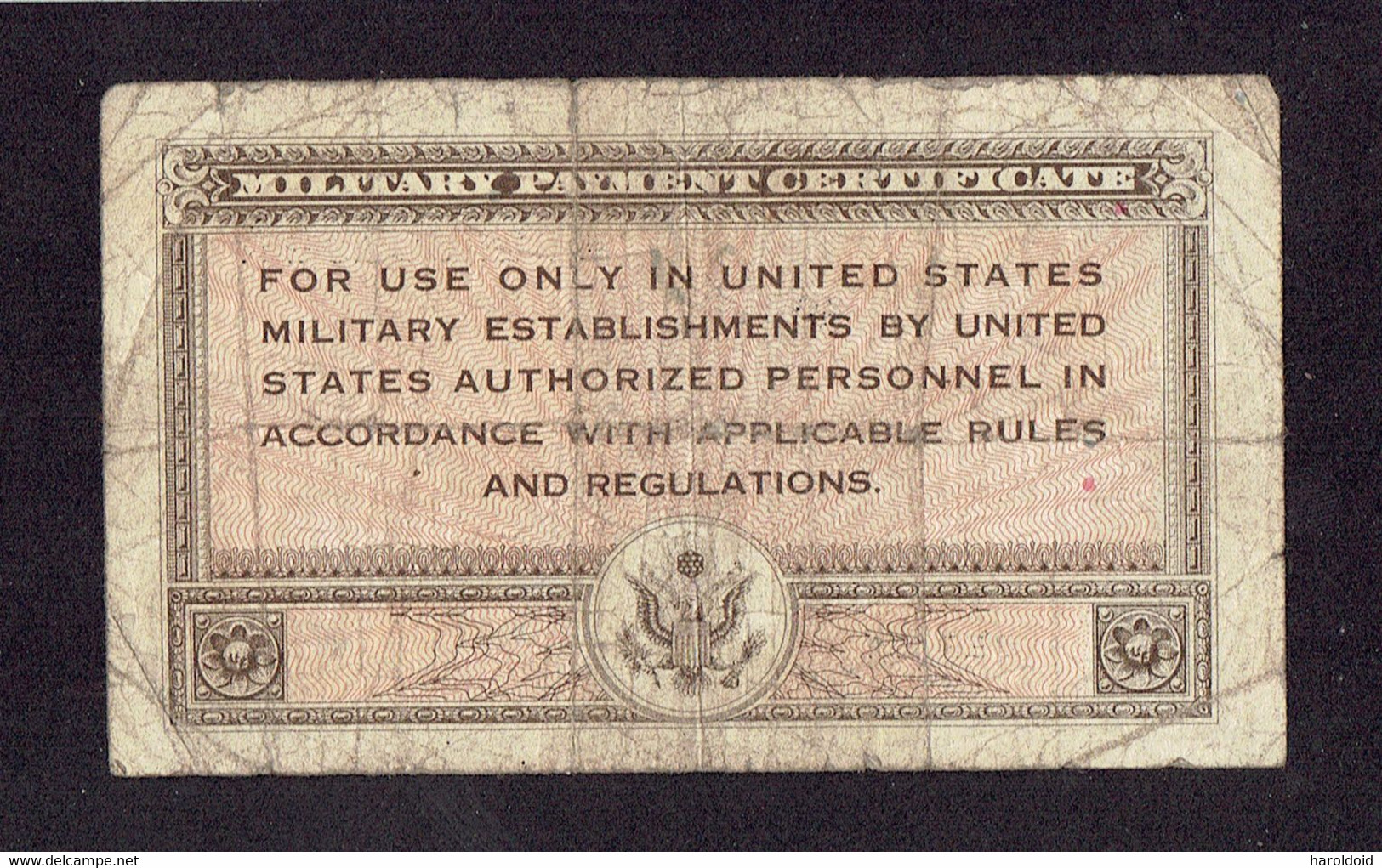 USA - BILLET MILITAIRE - 1 DOLLAR - 1946 - 1946 - Series 461