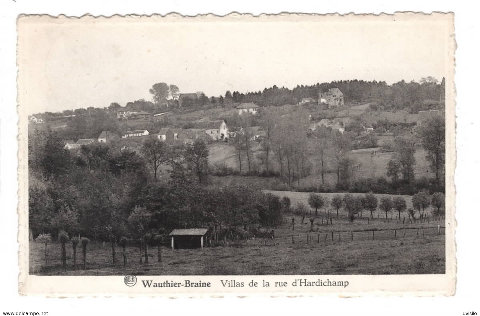 Wauthier Braine Villas De La Rue D'Hardichamp ( Carte Ayant Voyagé ) - Kasteelbrakel