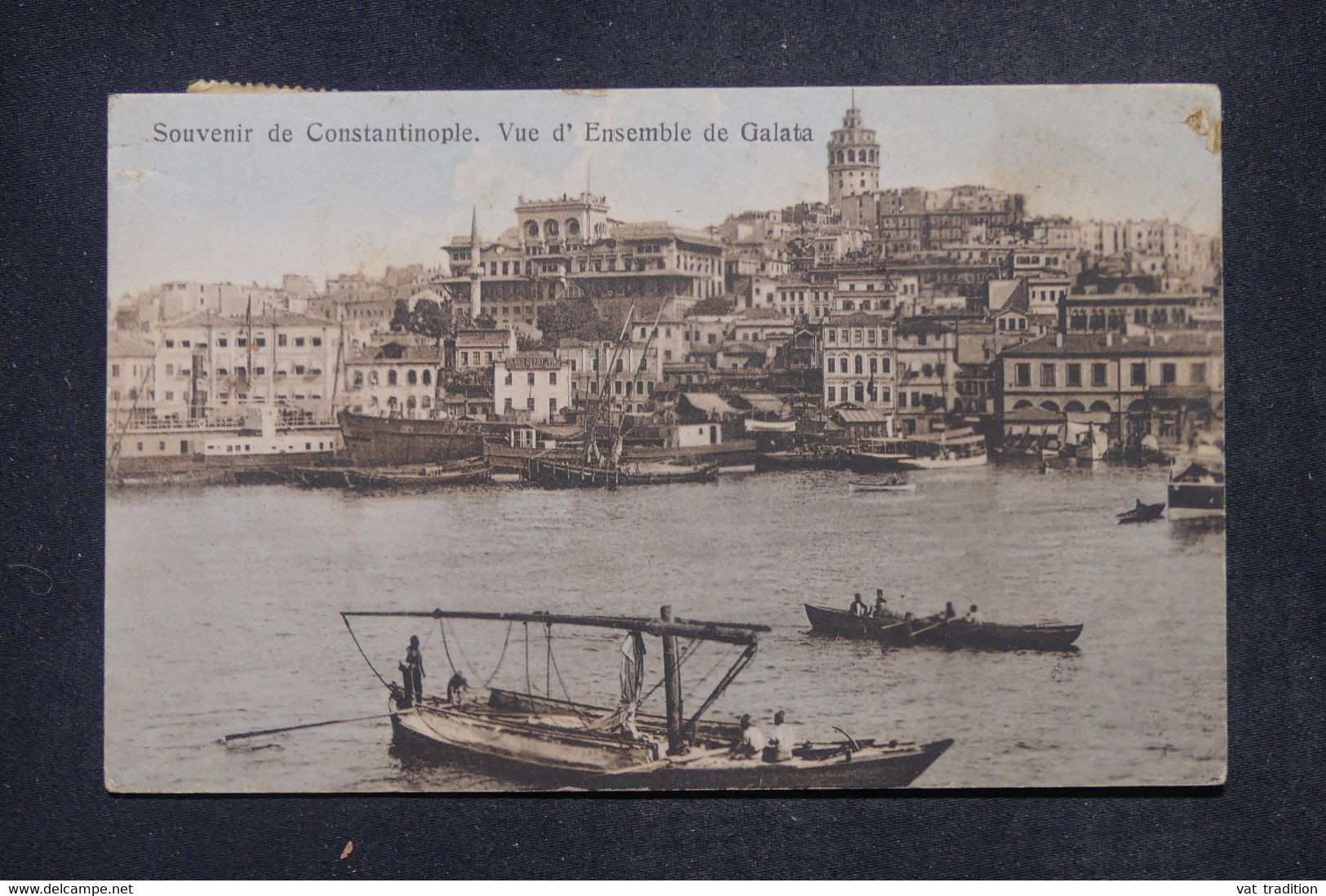 TURQUIE - Affranchissement ( Variété De Piquage) Sur Carte Postale De Constantinople Pour Paris En 1924 - L 141593 - Lettres & Documents