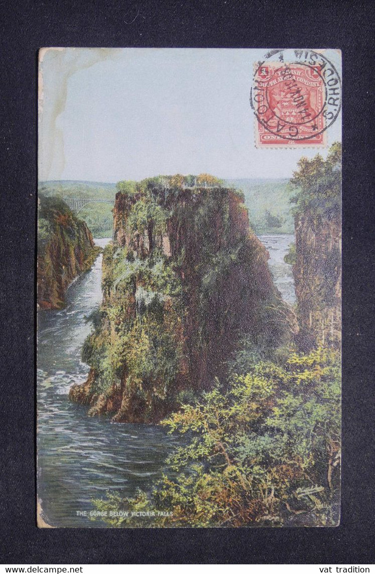 RHODÉSIE -  Affranchissement De Gatooma Sur Carte Postale Pour Paris En 1908 - L 141596 - Southern Rhodesia (...-1964)