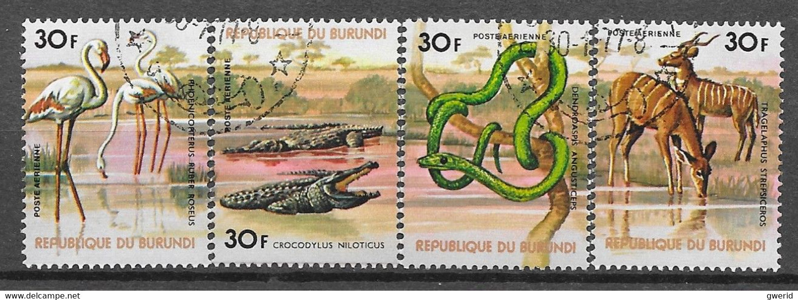 Burundi N° PA 453/56 YVERT OBLITERE - Used Stamps