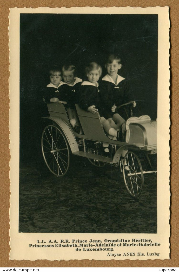 PRINCE JEAN, PRINCESSE ELISABETH, MARIE-ADELAÏDE Et MARIE-GABRIELLE DE LUXEMBOURG - Grossherzogliche Familie