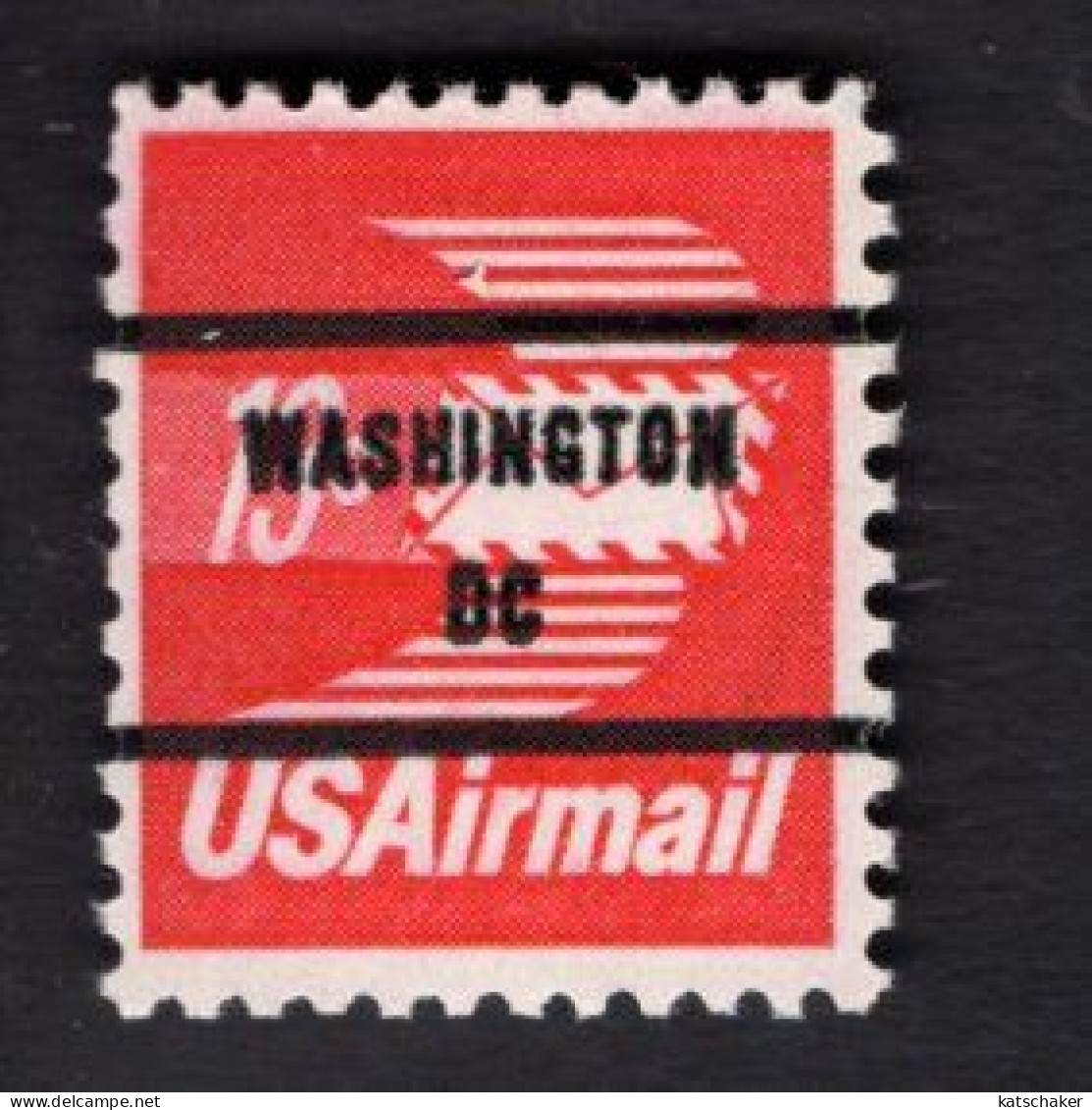 1729787092 1971 SCOTT C79B (XX) POSTFRIS MINT NEVER HINGED - WINGED AIRMAIL ENVELOPE PRECANCELED WASHINGTON - 3b. 1961-... Ungebraucht