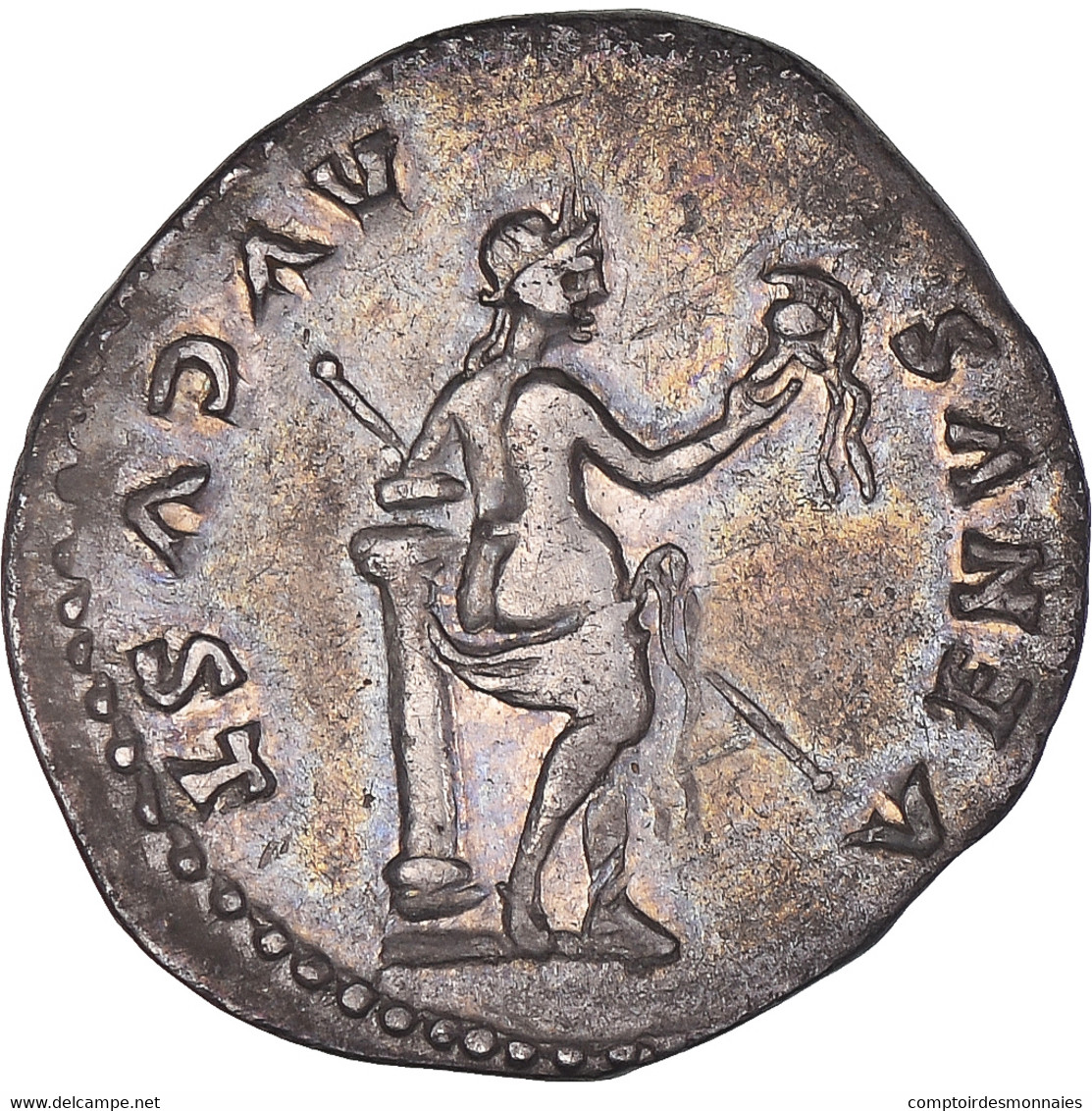 Monnaie, Julia Titi, Denier, 80-81, Rome, TTB+, Argent, RPC:II.1-388 - La Dinastia Flavia (69 / 96)