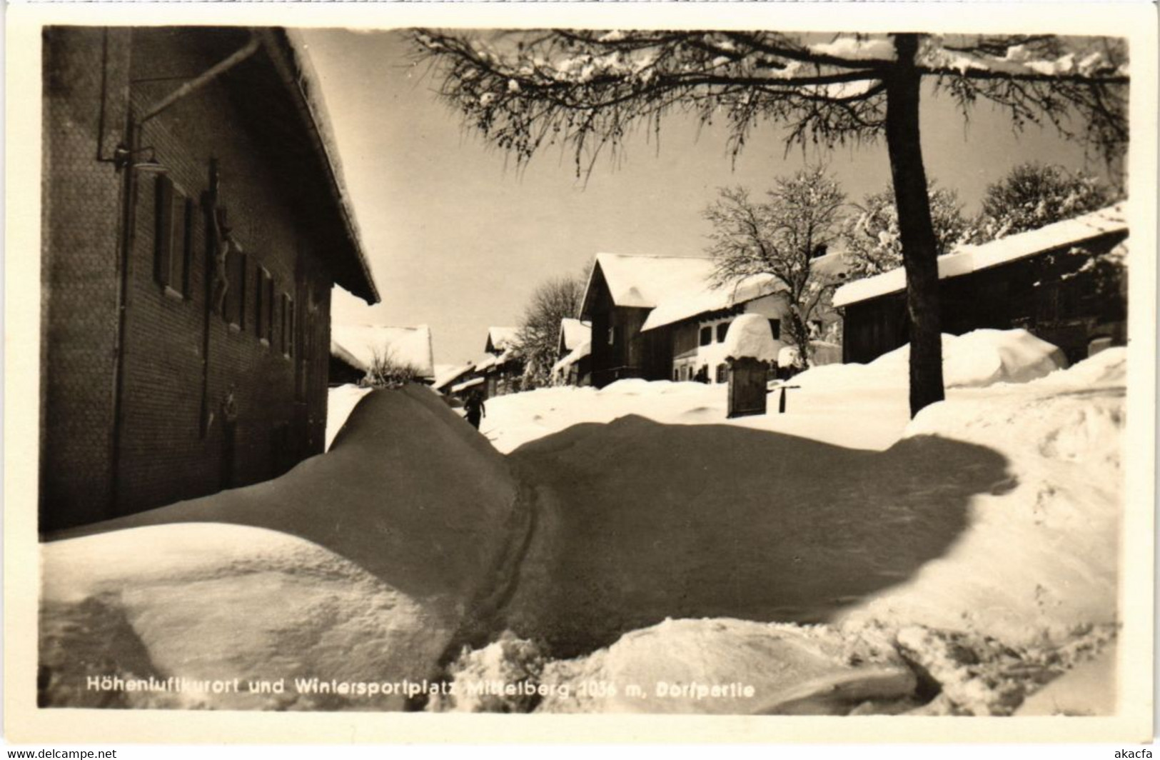 CPA AK MITTELBERG Dorfpartie - Village Scene GERMANY (1296427) - Mittelberg