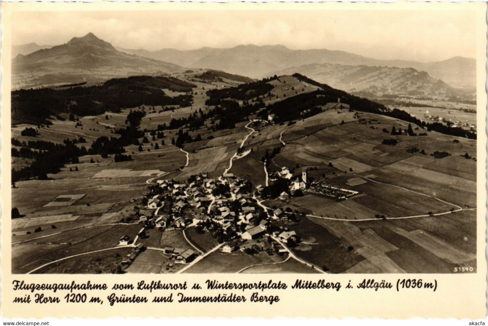 CPA AK MITTELBERG Flugzeugaufnahme GERMANY (1296428) - Mittelberg