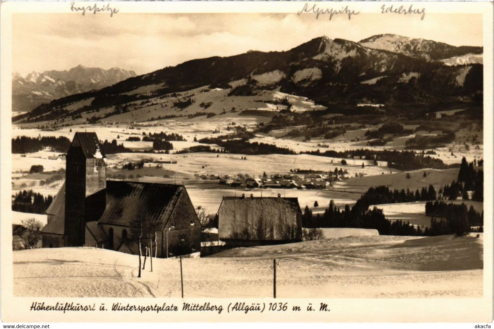 CPA AK MITTELBERG Totalansicht GERMANY (1296430) - Mittelberg