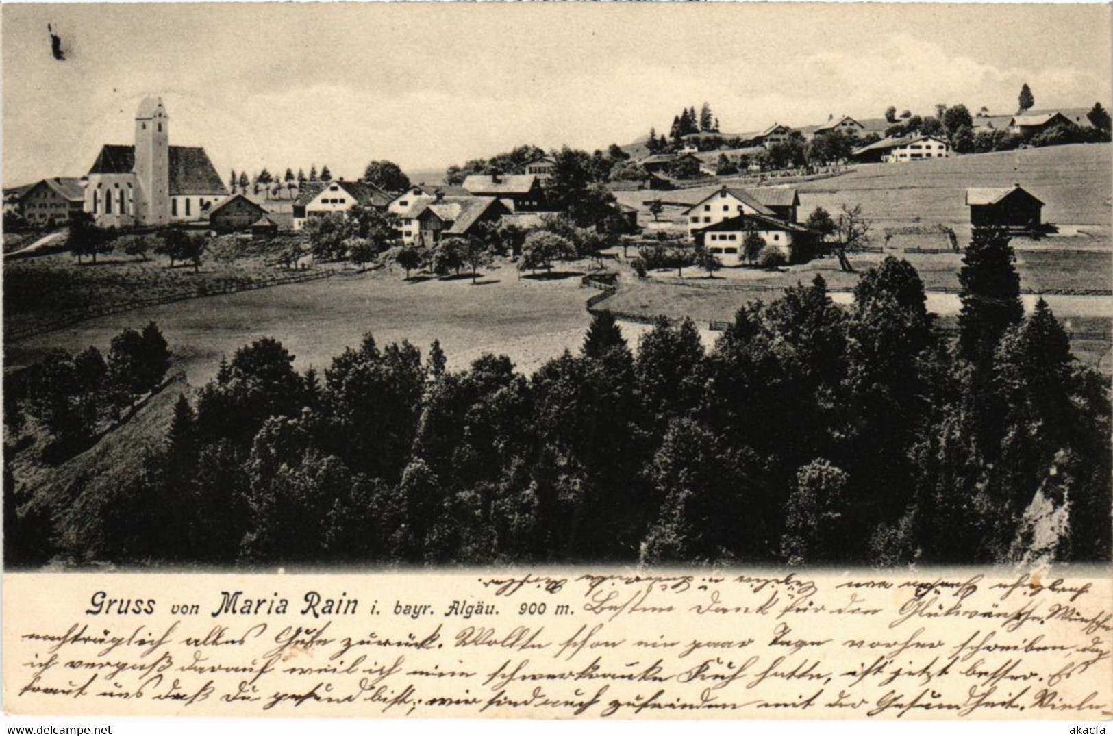 CPA AK MITTELBERG MARIA-RAIN - Panorama GERMANY (1296513) - Mittelberg