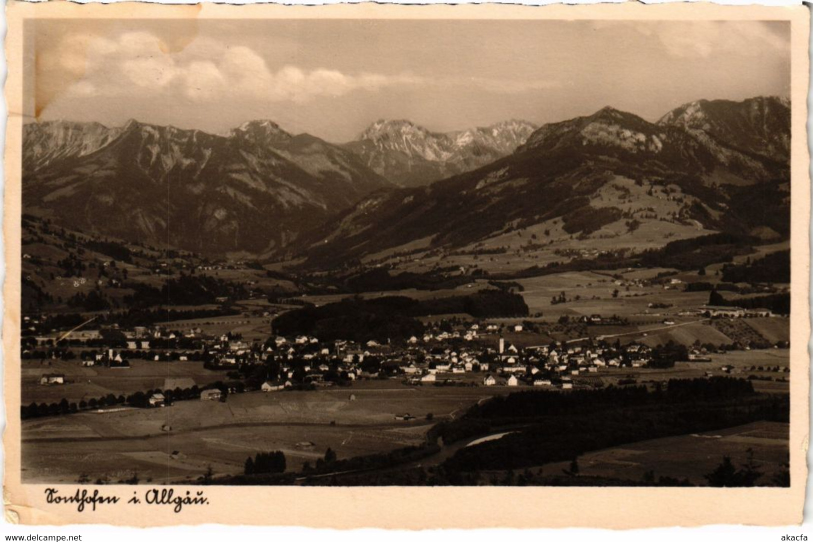 CPA AK SONTHOFEN Panorama GERMANY (1296751) - Sonthofen