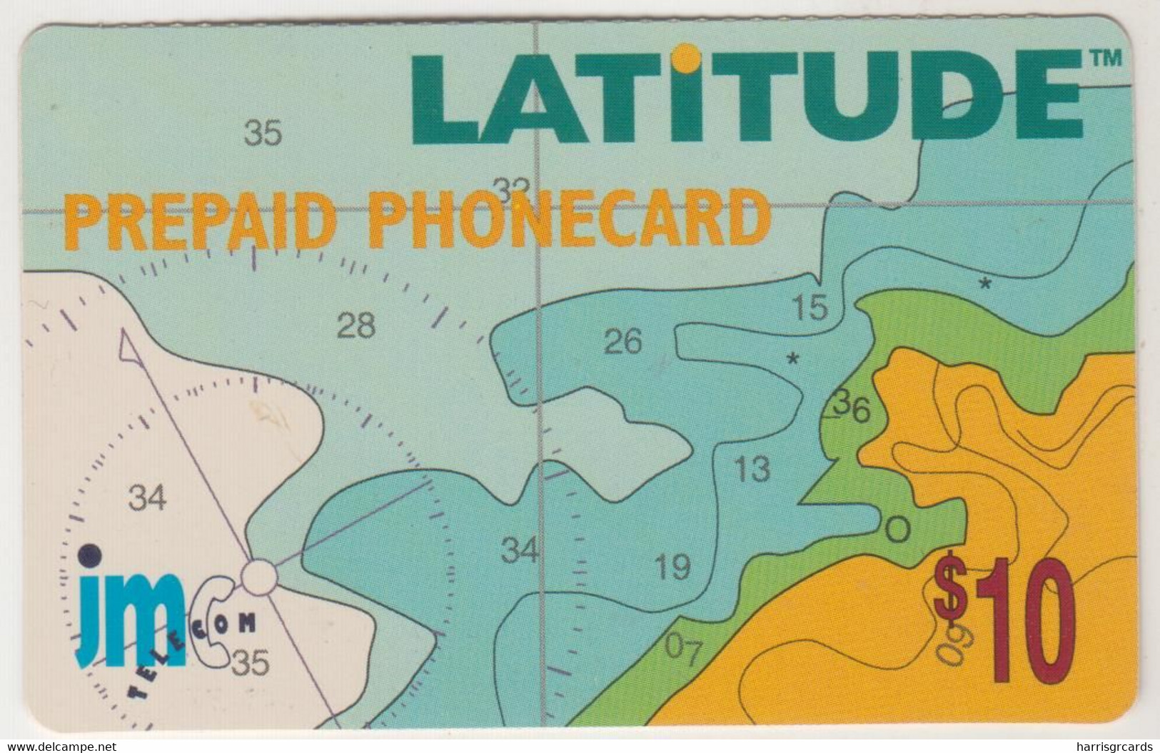 USA - Latitude, JMC Telecom  Prepaid Card , $10 , Used - AT&T