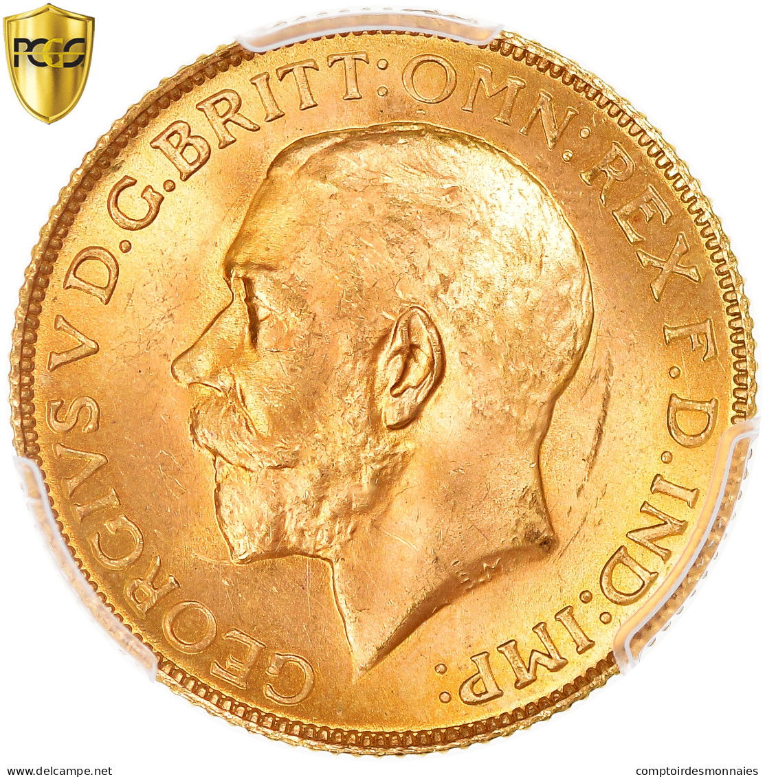 Grande-Bretagne, George V, Sovereign, 1925, Or, PCGS, MS65, Spink:3996, KM:820 - 1 Sovereign
