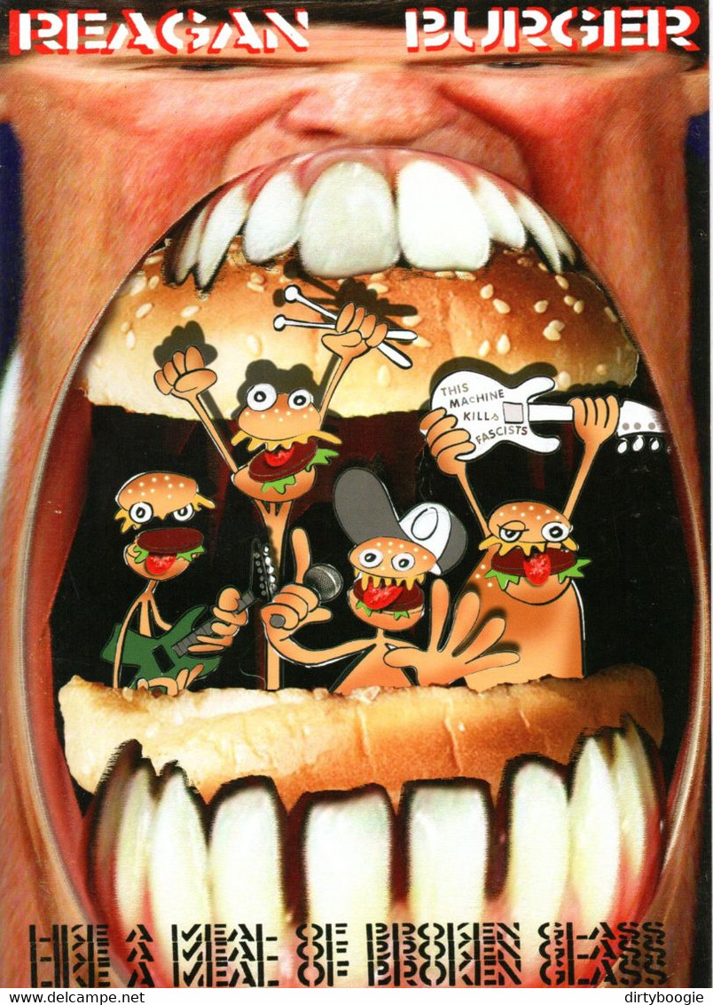 Reagan Burger - Like A Meal Of Broken Glass - CD - Thrashcore - Numéroté - Punk