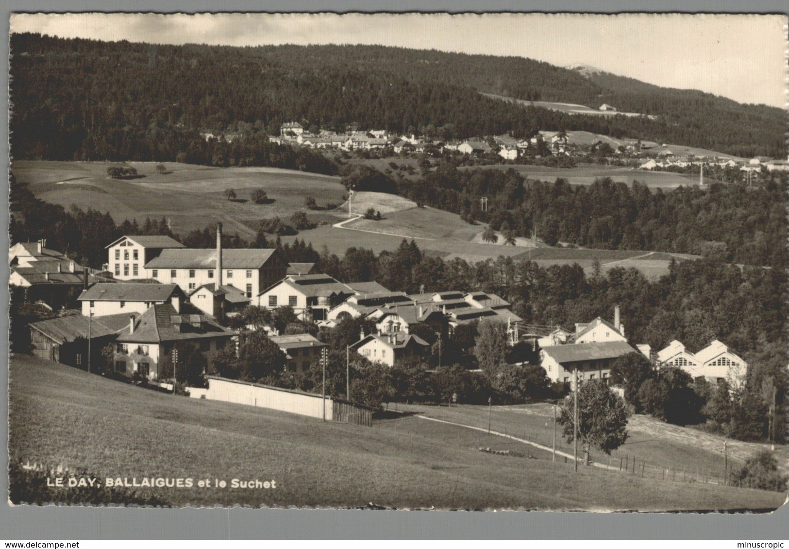 CPSM - Suisse - Le Day - Ballaigues - Le Suchet - Ballaigues