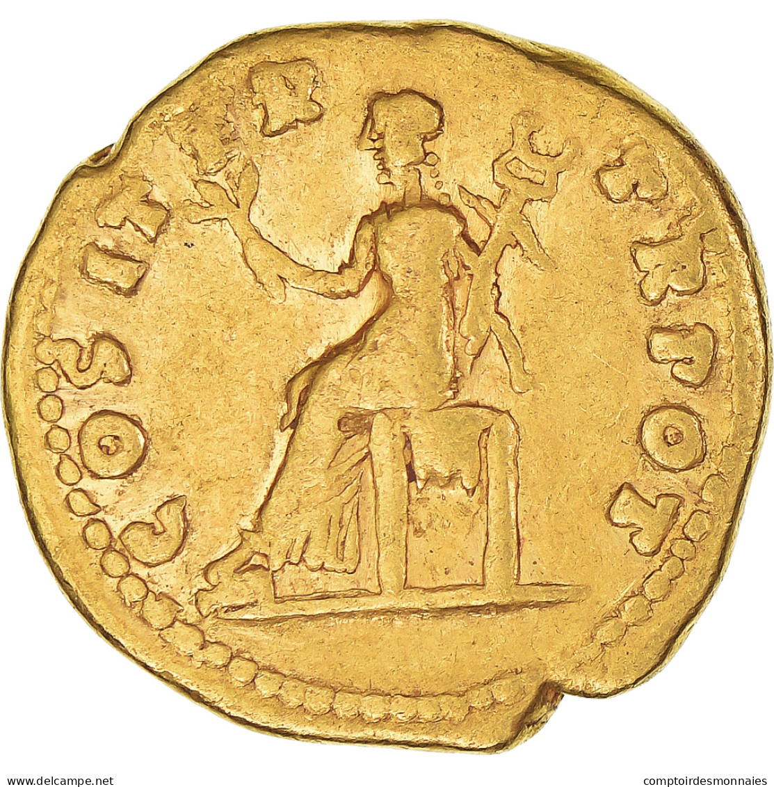 Monnaie, Vespasien, Aureus, 70, Tarraco(?), TB+, Or, RIC:II.1-1311 - The Flavians (69 AD Tot 96 AD)