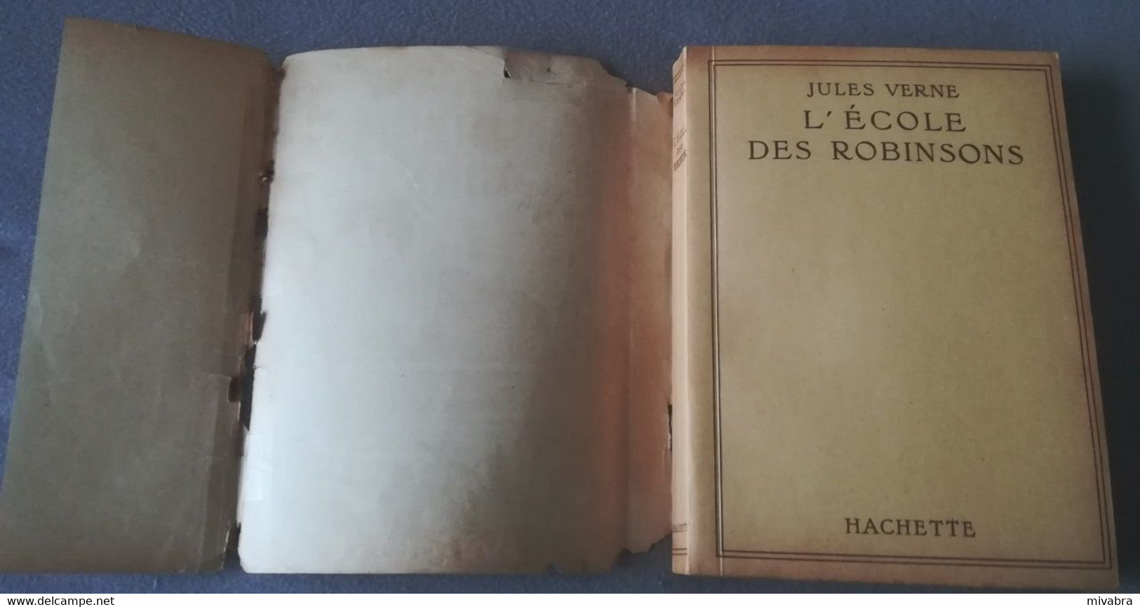 L'ÉCOLE DES ROBINSONS - JULES VERNE - BIBLIOTHÈQUE DE LA JEUNESSE - HACHETTE 1946 - Bibliotheque De La Jeunesse