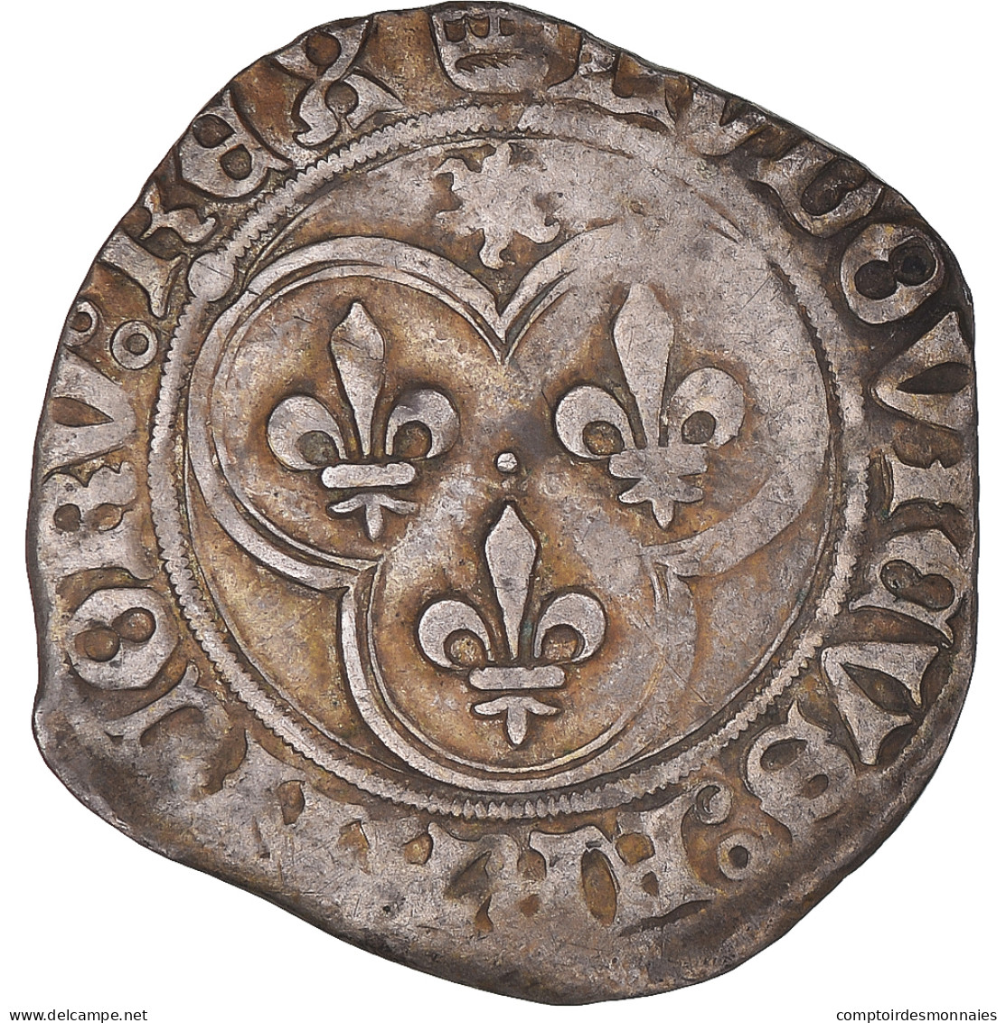 Monnaie, France, Louis XI, Blanc Au Soleil, Paris, TTB, Argent, Gadoury:30 - 1461-1483 Luigi XI Il Prudente