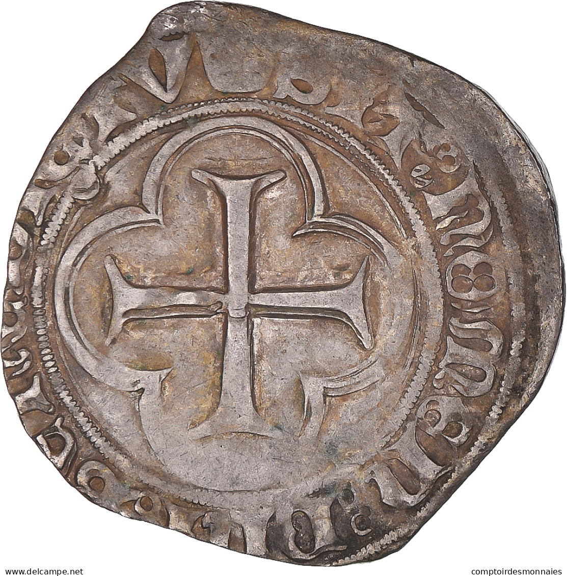 Monnaie, France, Louis XI, Blanc Au Soleil, Paris, TTB, Argent, Gadoury:30 - 1461-1483 Louis XI. Le Prudent