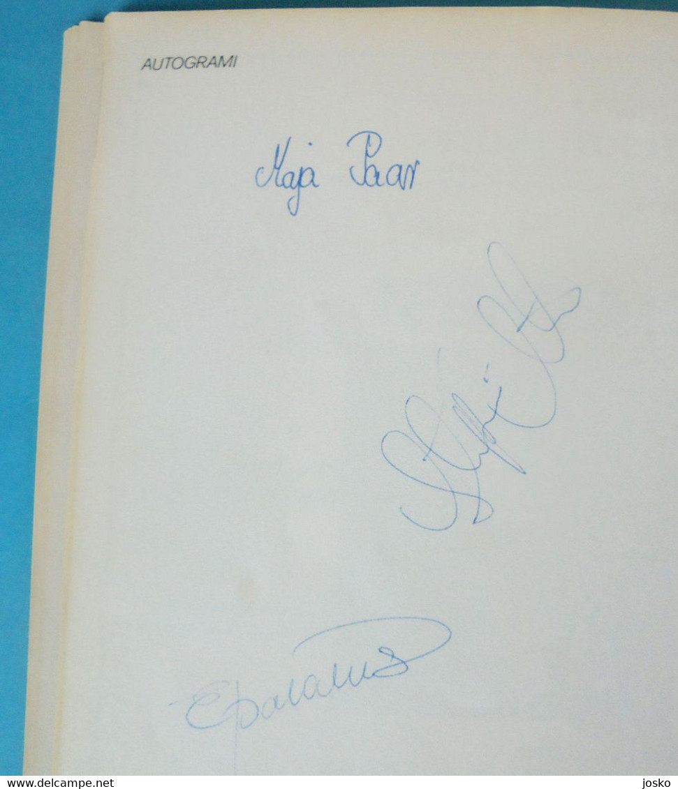 THE 24th YUGOSLAV OPEN TABLE TENNIS CHAMPIONSHIP 1980 large official programme MORE PLAYERS AUTOGRAPHS tennis de table