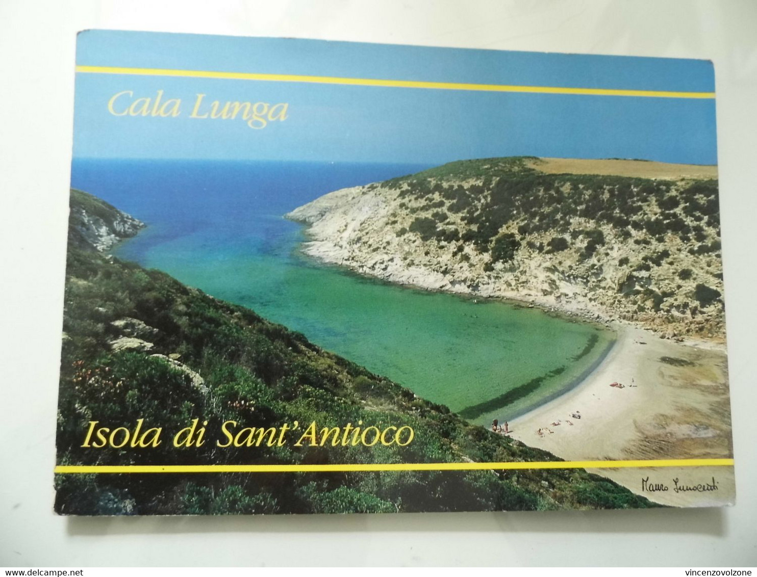 Cartolina Viaggiata "Cala Lunga - Isola Di S. Antioco" 1995 - Iglesias