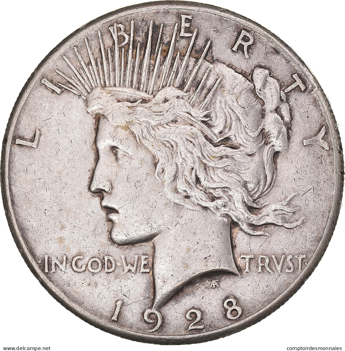 Monnaie, États-Unis, Peace Dollar, Dollar, 1928, U.S. Mint, Philadelphie, TTB - 1921-1935: Peace
