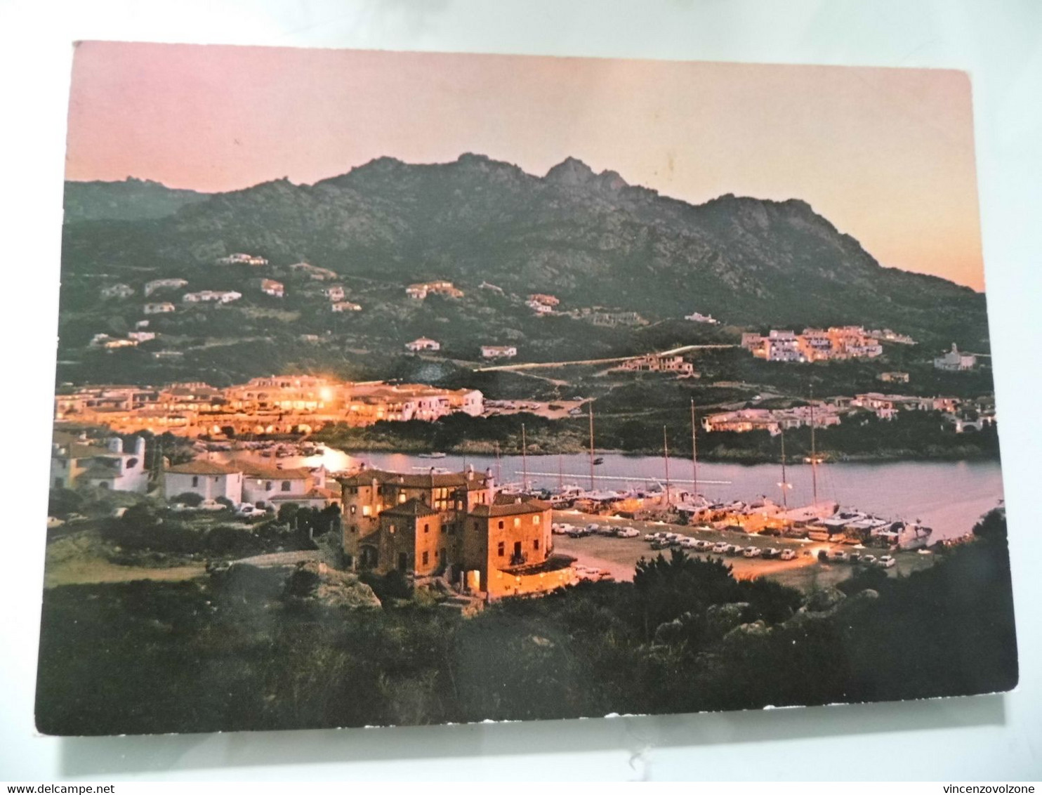 Cartolina Viaggiata "PORTO CERVO Di Notte" 1982 - Olbia