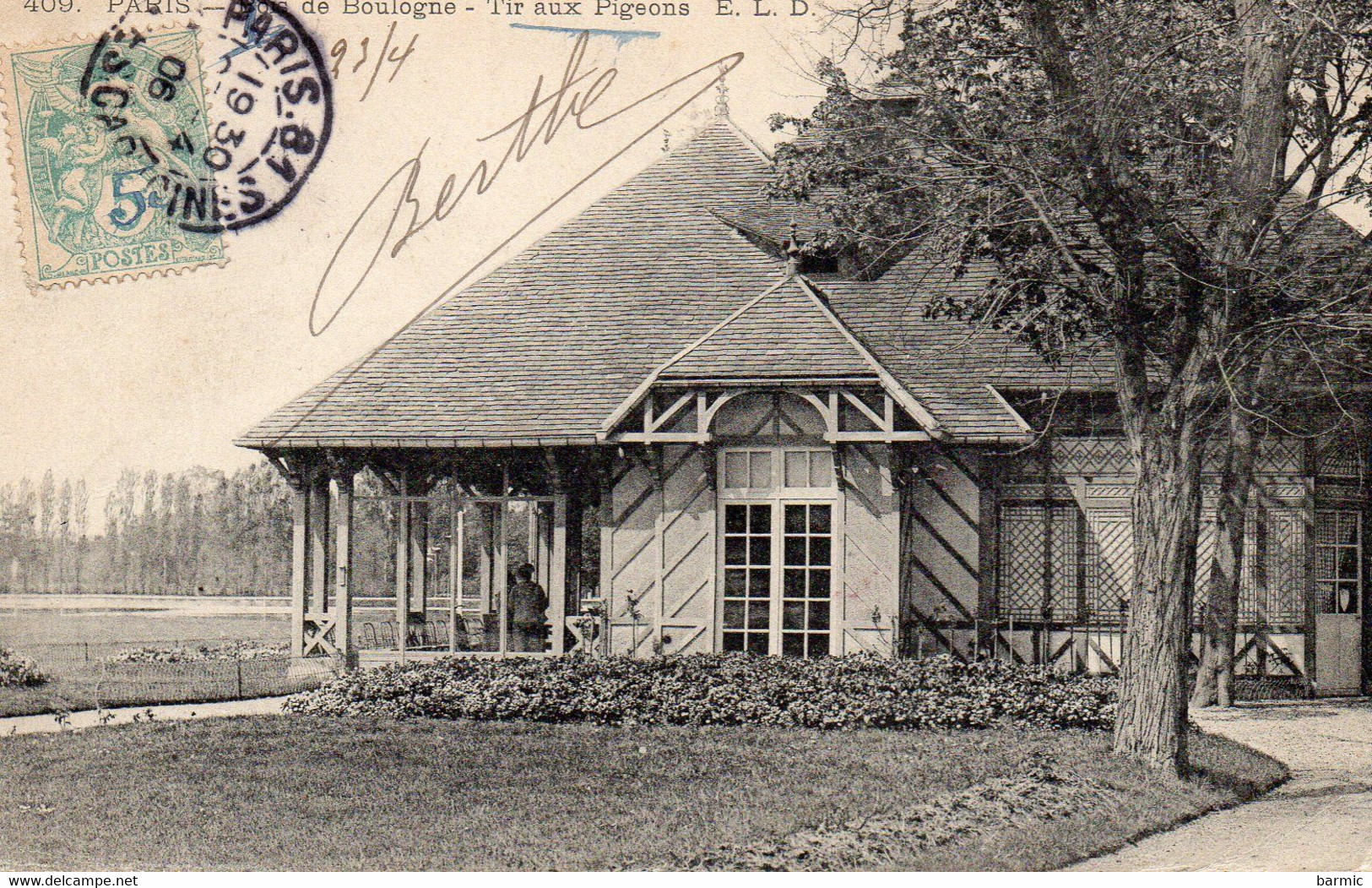 PARIS, BOIS DE BOULOGNE, TIR AUX PIGEONS    REF 6087 - Tir (Armes)