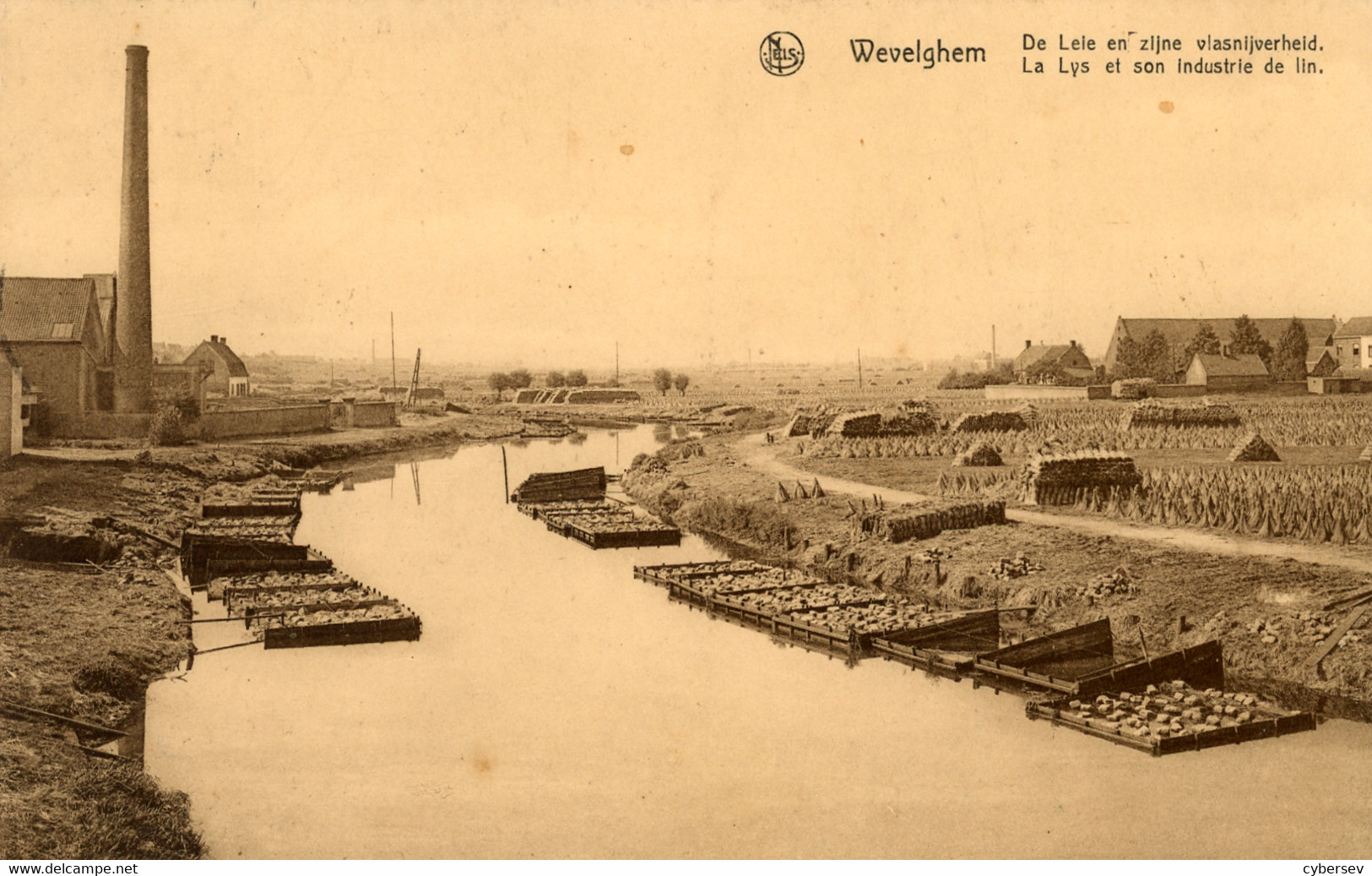 WEVELGEM - WEVELGHEM - Le Leie En Zijne Vlasnijverheid - Wevelgem