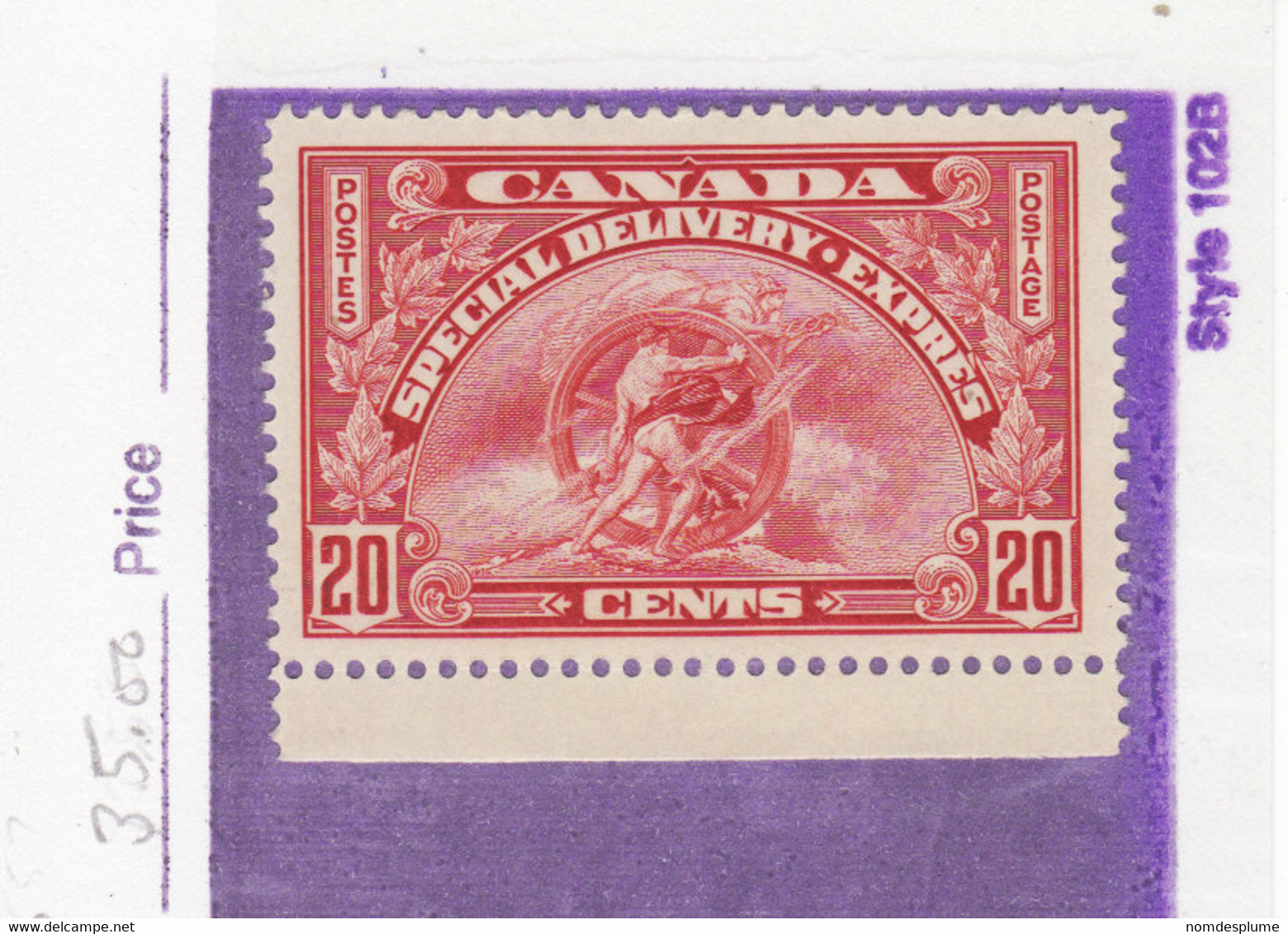 4451) Canada SD Special Delivery MNH Mint No Hinge 1935 - Special Delivery