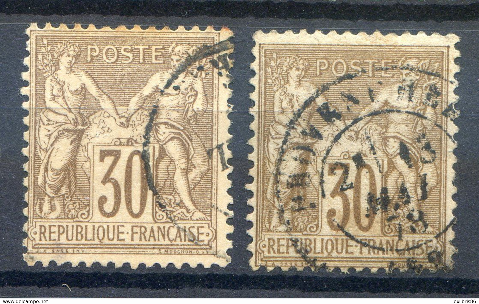 060323  Type SAGE  N° 69  2  Exemplaires - 1876-1878 Sage (Type I)